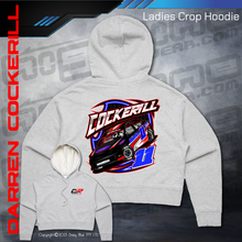 Load image into Gallery viewer, Ladies Crop Hoodie - Cockerill Racing