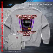 Load image into Gallery viewer, Ladies Relaxed Crew Sweater - Standard Saloon Super Series 2023