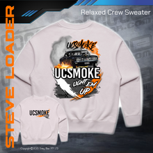 Load image into Gallery viewer, Relaxed Crew Sweater - UCSmoke Light Em Up