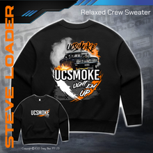 Load image into Gallery viewer, Relaxed Crew Sweater - UCSmoke Light Em Up