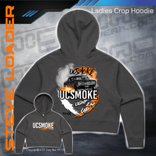 Load image into Gallery viewer, Ladies Crop Hoodie - UCSmoke Light Em Up