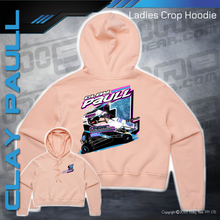 Load image into Gallery viewer, Ladies Crop Hoodie - Clay Paull