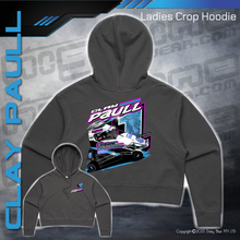 Load image into Gallery viewer, Ladies Crop Hoodie - Clay Paull