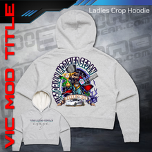 Load image into Gallery viewer, Ladies Crop Hoodie - Victorian Modified Sedan Title 2023
