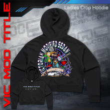 Load image into Gallery viewer, Ladies Crop Hoodie - Victorian Modified Sedan Title 2023