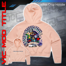 Load image into Gallery viewer, Ladies Crop Hoodie - Victorian Modified Sedan Title 2023
