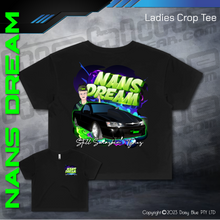 Load image into Gallery viewer, Ladies Crop Tee - Nans Dream