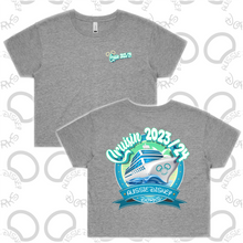 Load image into Gallery viewer, Ladies Cruise Crop Tee