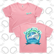 Load image into Gallery viewer, Ladies Cruise Crop Tee
