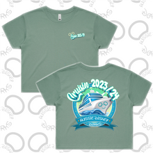 Load image into Gallery viewer, Ladies Cruise Crop Tee