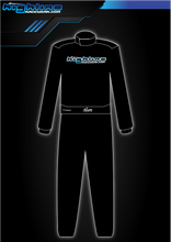 Load image into Gallery viewer, BASIC BLACK Race Suit - SFI 3.2a/1 - SFI 3.2A/5