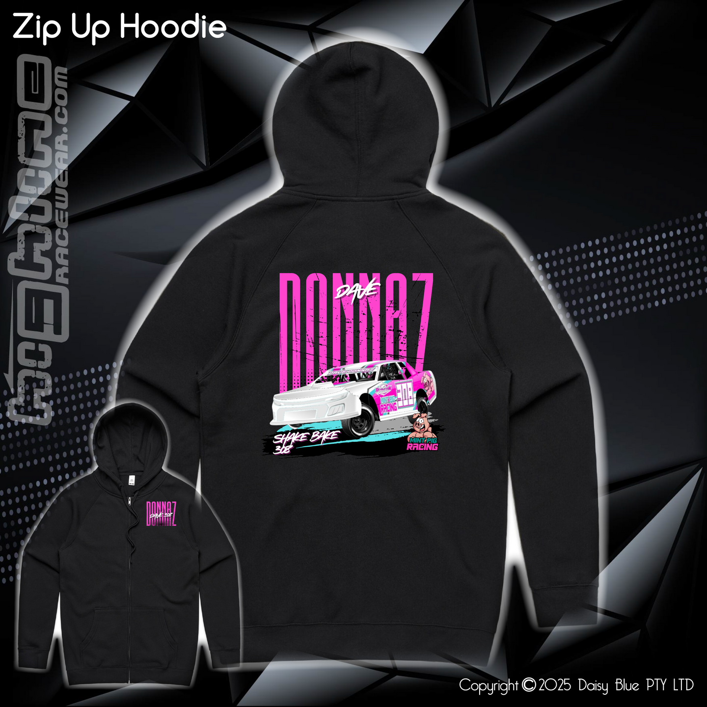 Zip Up Hoodie - Texas Pig 2