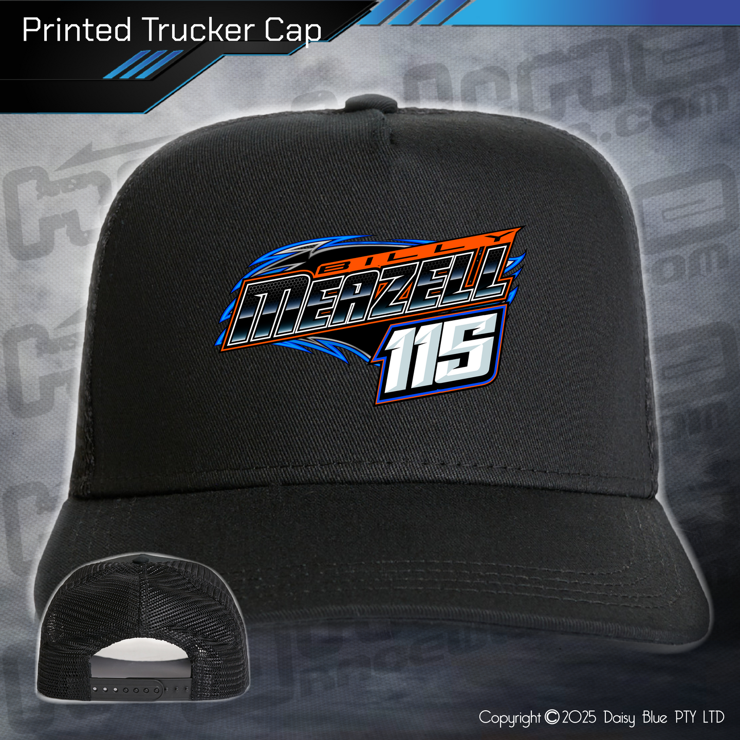 Printed Trucker Cap - Billy Meazell 'Big Tipper'
