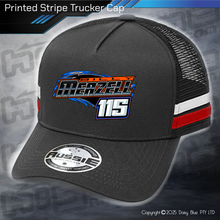 Load image into Gallery viewer, STRIPE Trucker Cap - Billy Meazell &#39;Big Tipper&#39;
