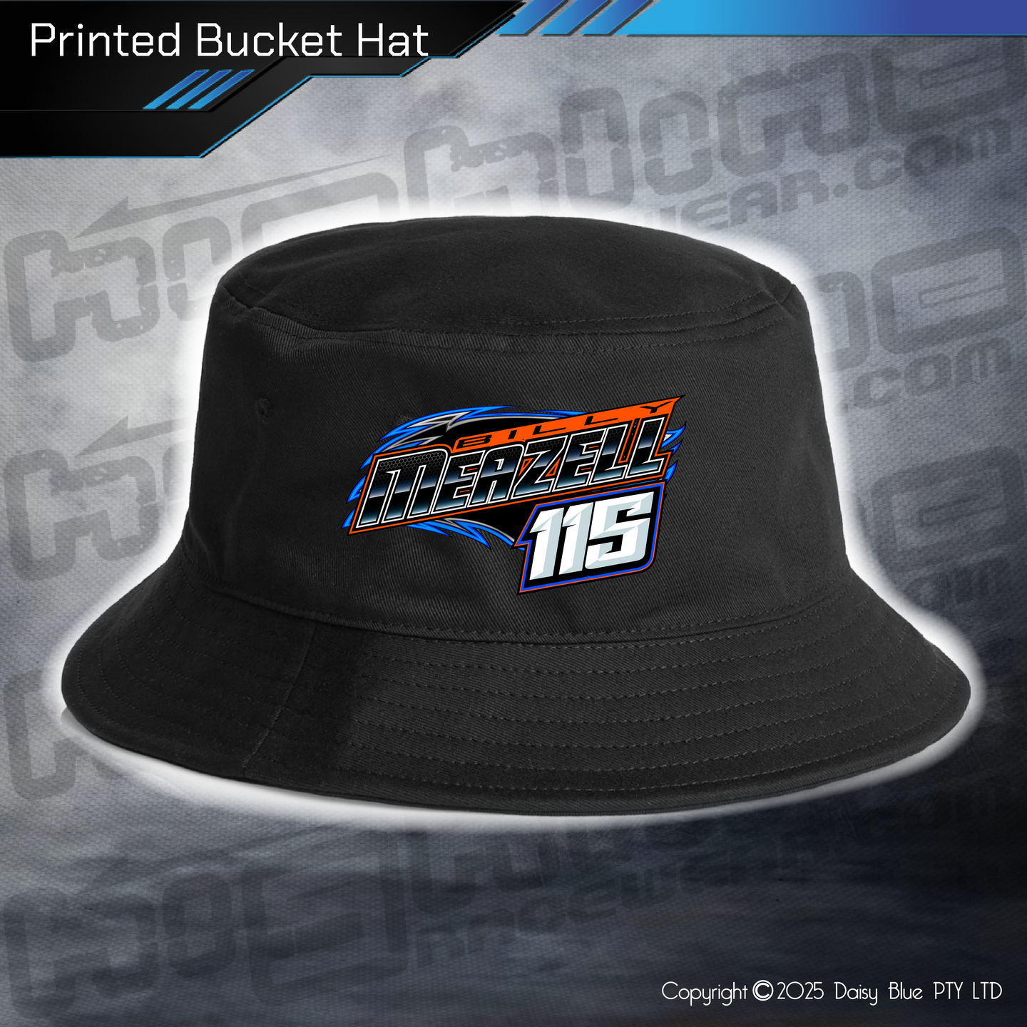 Printed Bucket Hat - Billy Meazell 'Big Tipper'
