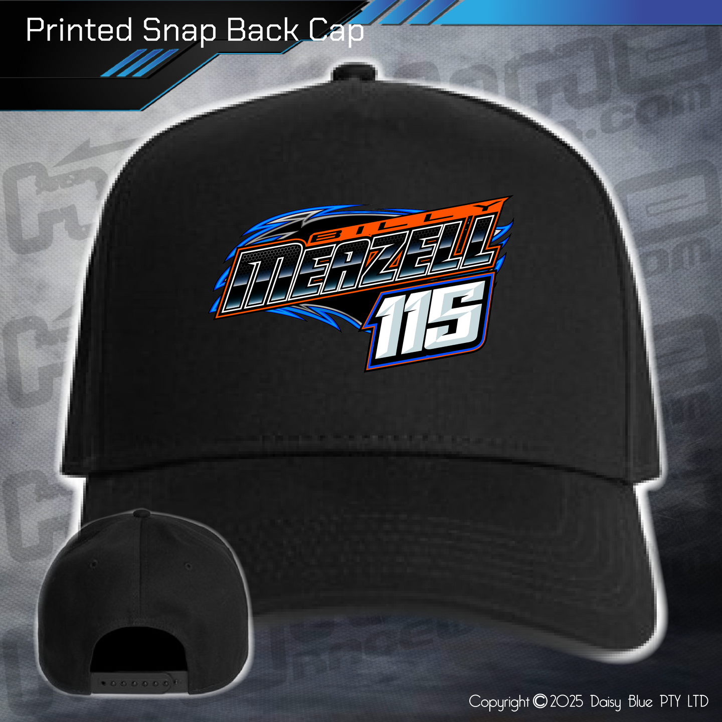 Printed Snap Back CAP - Billy Meazell 'Big Tipper'