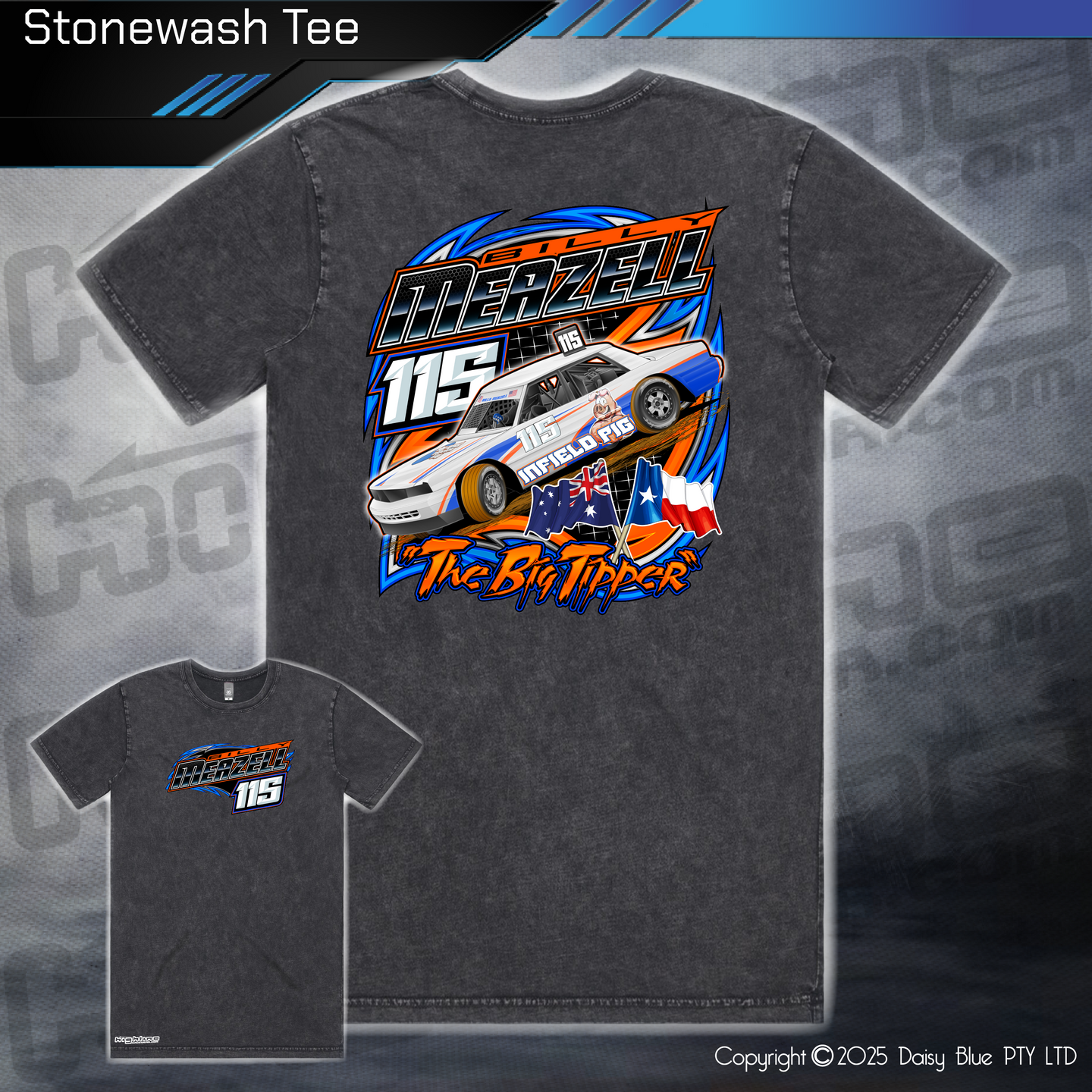 Stonewash Tee - Billy Meazell 'Big Tipper'