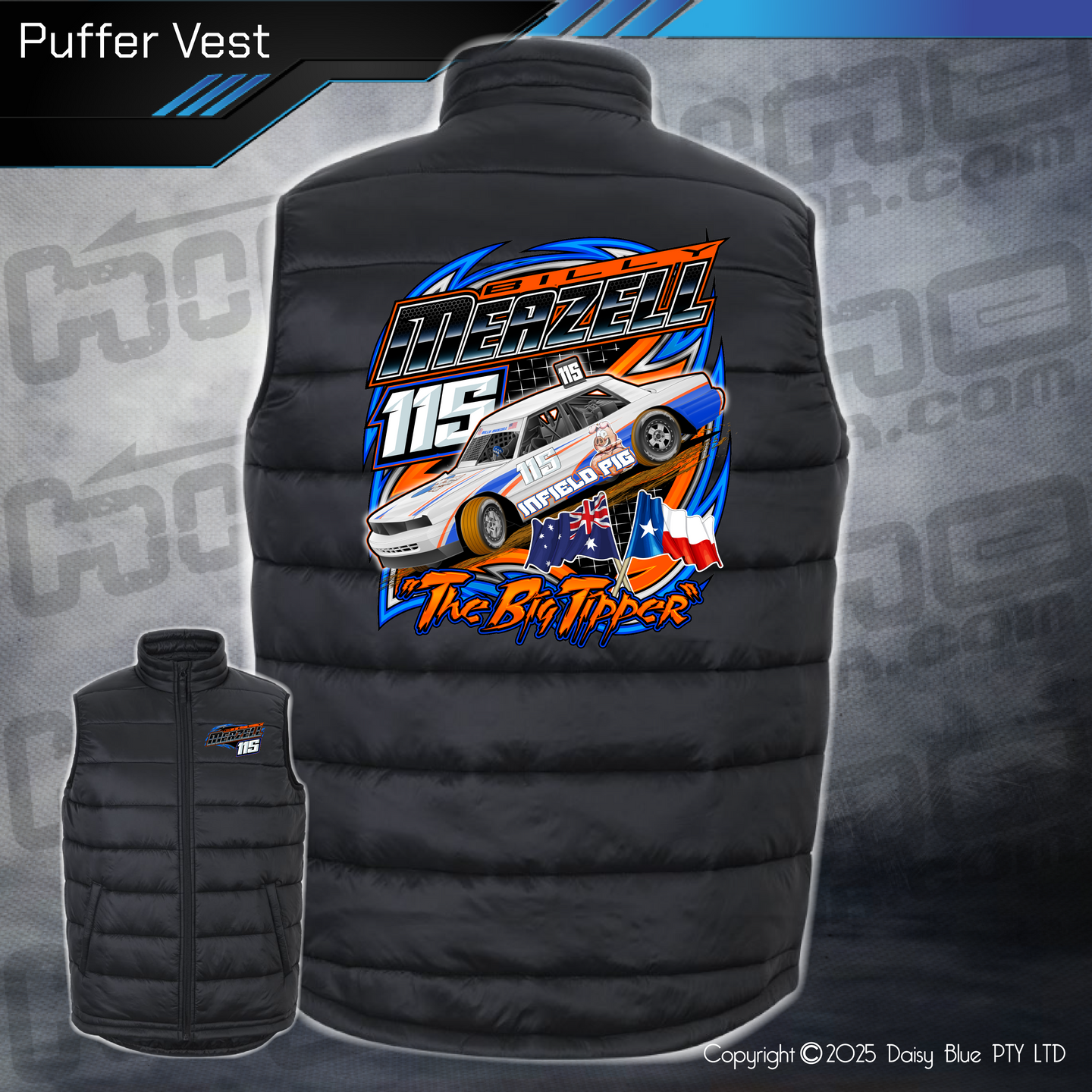 Puffer Vest - Billy Meazell 'Big Tipper'