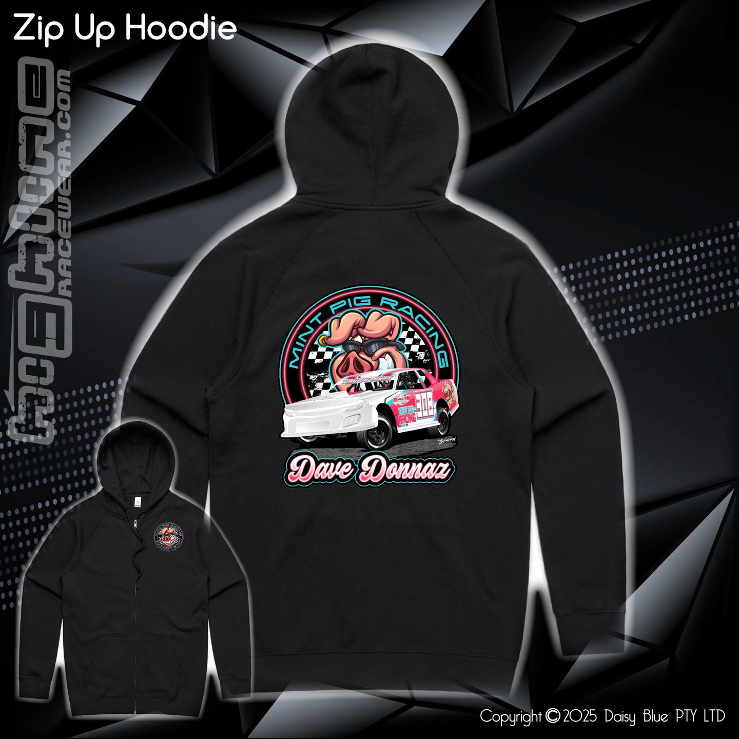 Zip Up Hoodie - Texas Pig 2025