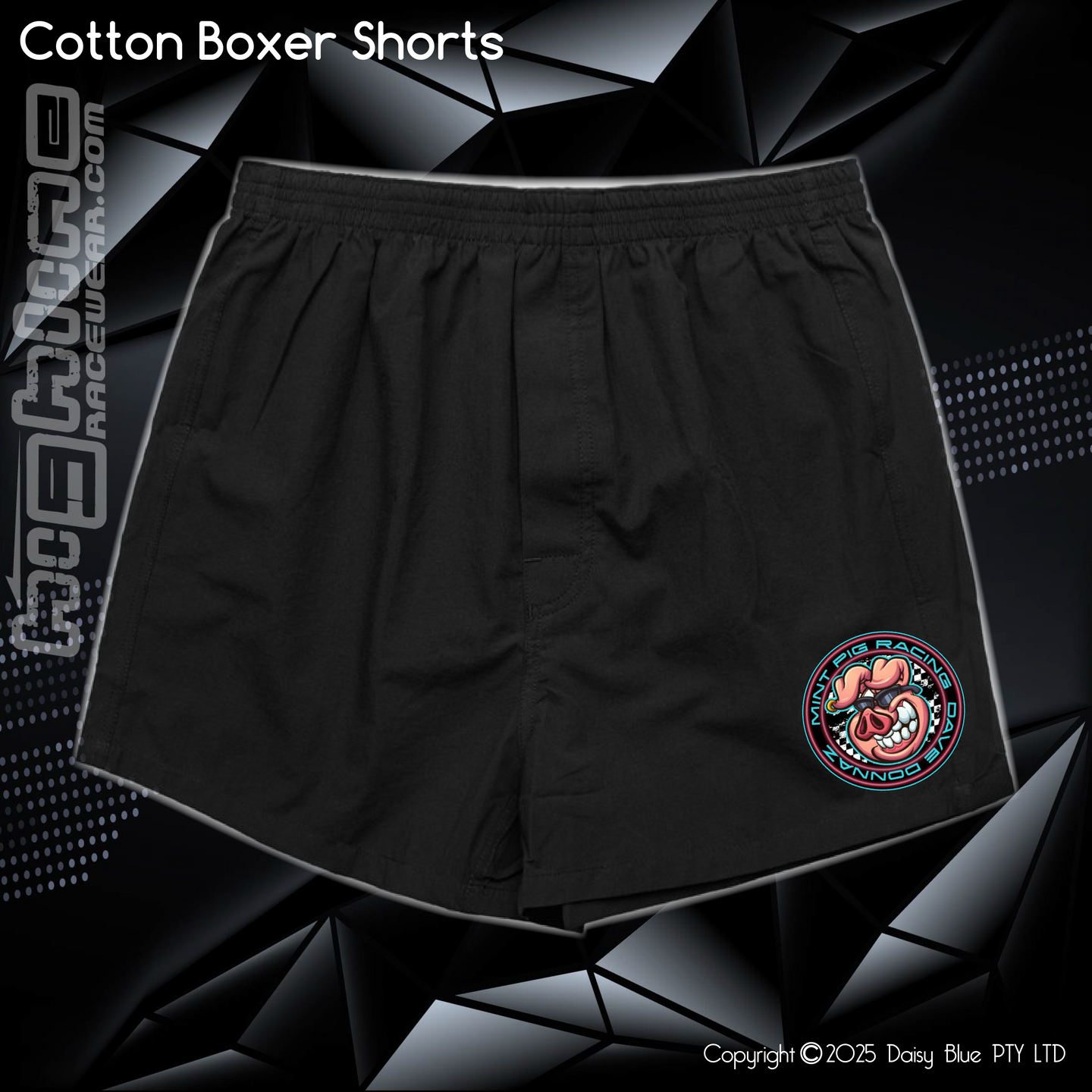 Mens Boxer Shorts - Texas Pig 2025