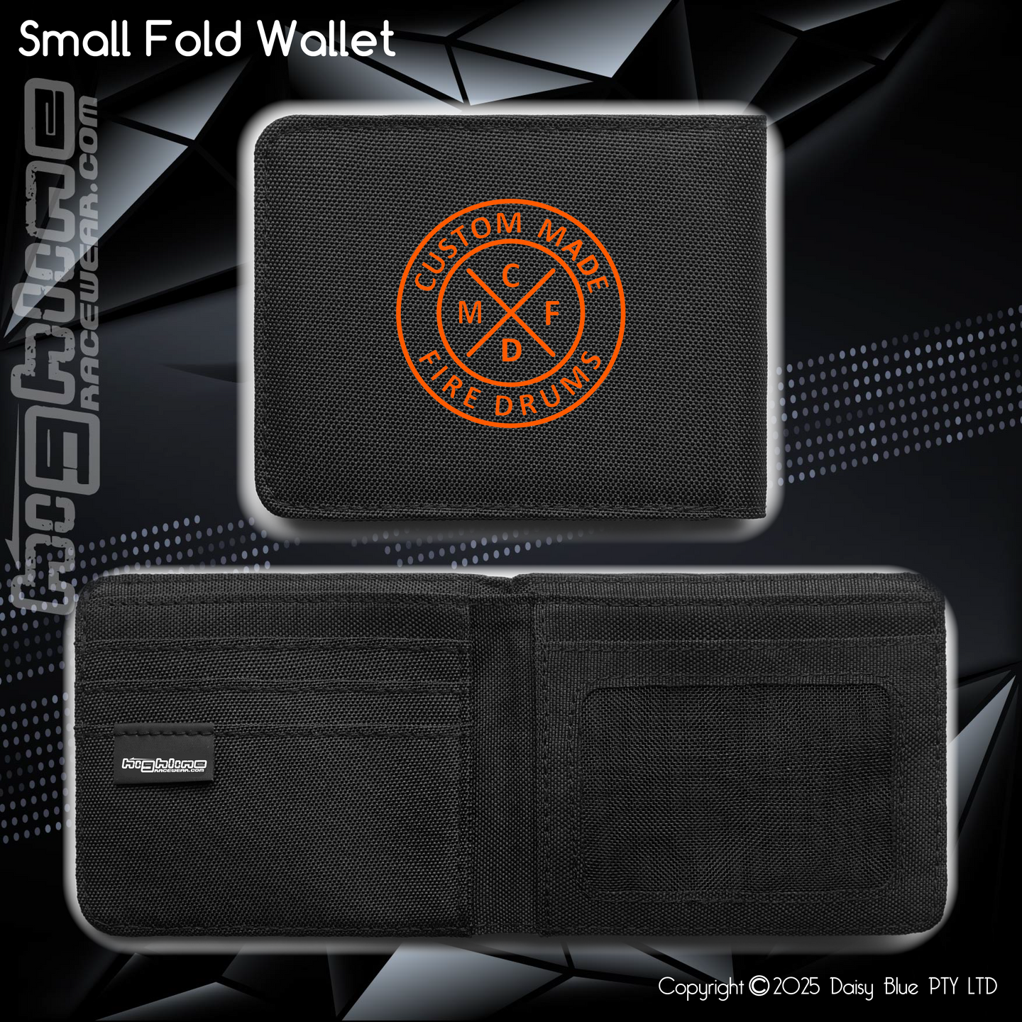 Compact Wallet - Custom Made Fire Drums