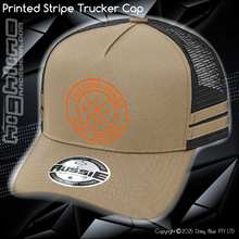 Load image into Gallery viewer, STRIPE Trucker Cap - Custom Made Fire Drums

