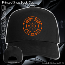 Load image into Gallery viewer, Printed Snap Back CAP - Custom Made Fire Drums
