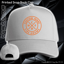 Load image into Gallery viewer, Printed Snap Back CAP - Custom Made Fire Drums
