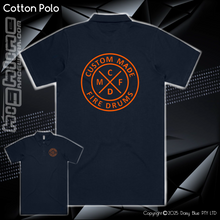 Load image into Gallery viewer, Cotton Polo - Custom Made Fire Drums
