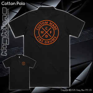 Cotton Polo - Custom Made Fire Drums