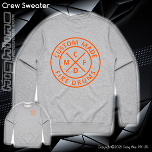 Crew Sweater - Custom Made Fire Drums