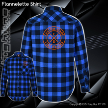 Load image into Gallery viewer, Flannelette Shirt - Custom Made Fire Drums
