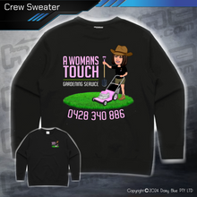 Load image into Gallery viewer, Crew Sweater - A Womans Touch Gardening Service
