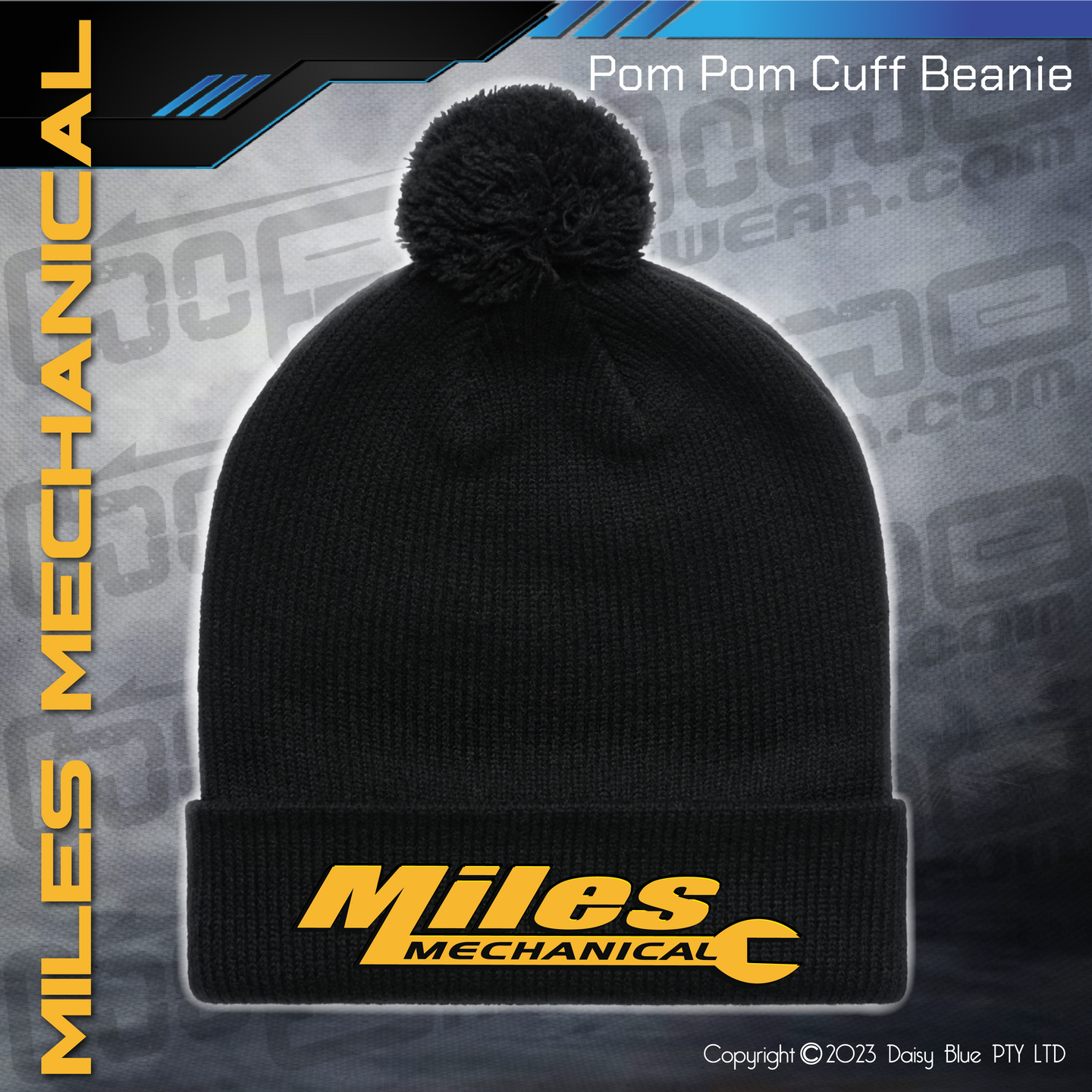 POM POM BEANIE - Miles Mechanical