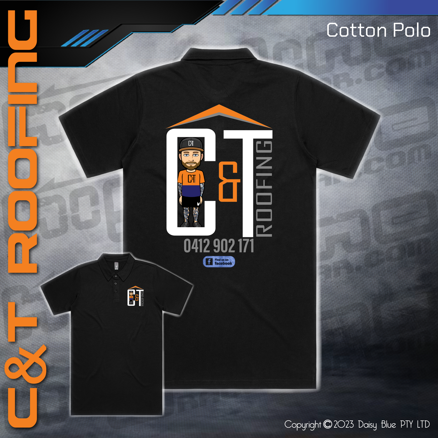 Cotton Polo - C&T Roofing