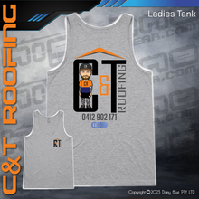 Load image into Gallery viewer, Ladies Tank - C&amp;T Roofing
