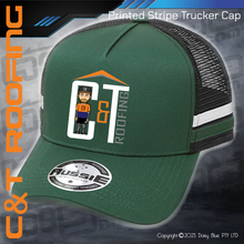 Load image into Gallery viewer, STRIPE Trucker Cap - C&amp;T Roofing
