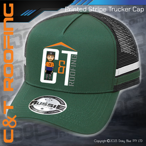 STRIPE Trucker Cap - C&T Roofing