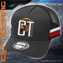 Load image into Gallery viewer, STRIPE Trucker Cap - C&amp;T Roofing
