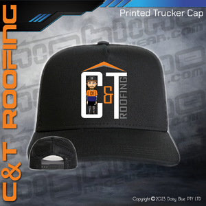 Printed Trucker Cap - C&T Roofing