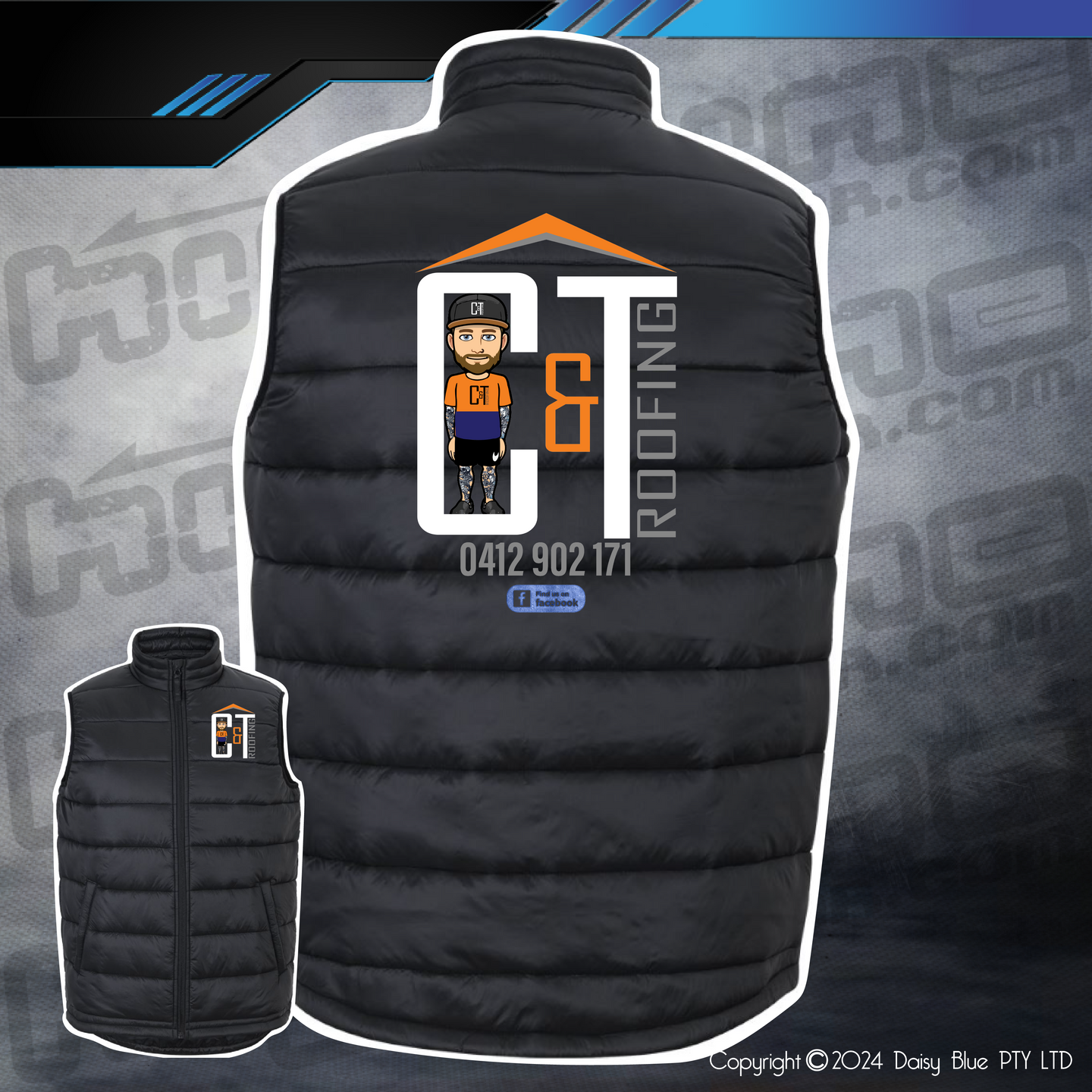 Puffer Vest - C&T Roofing