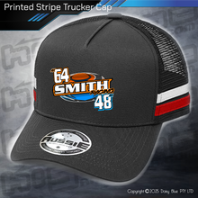 Load image into Gallery viewer, STRIPE Trucker Cap - Smith Racing
