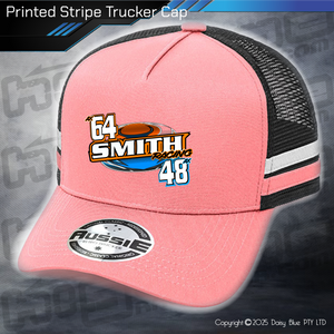 STRIPE Trucker Cap - Smith Racing