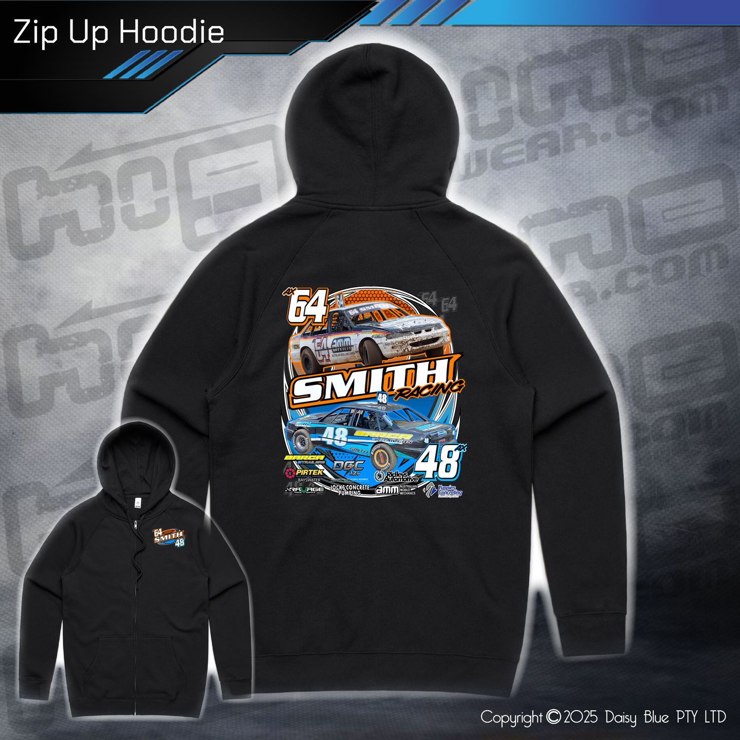 Zip Up Hoodie - Smith Racing