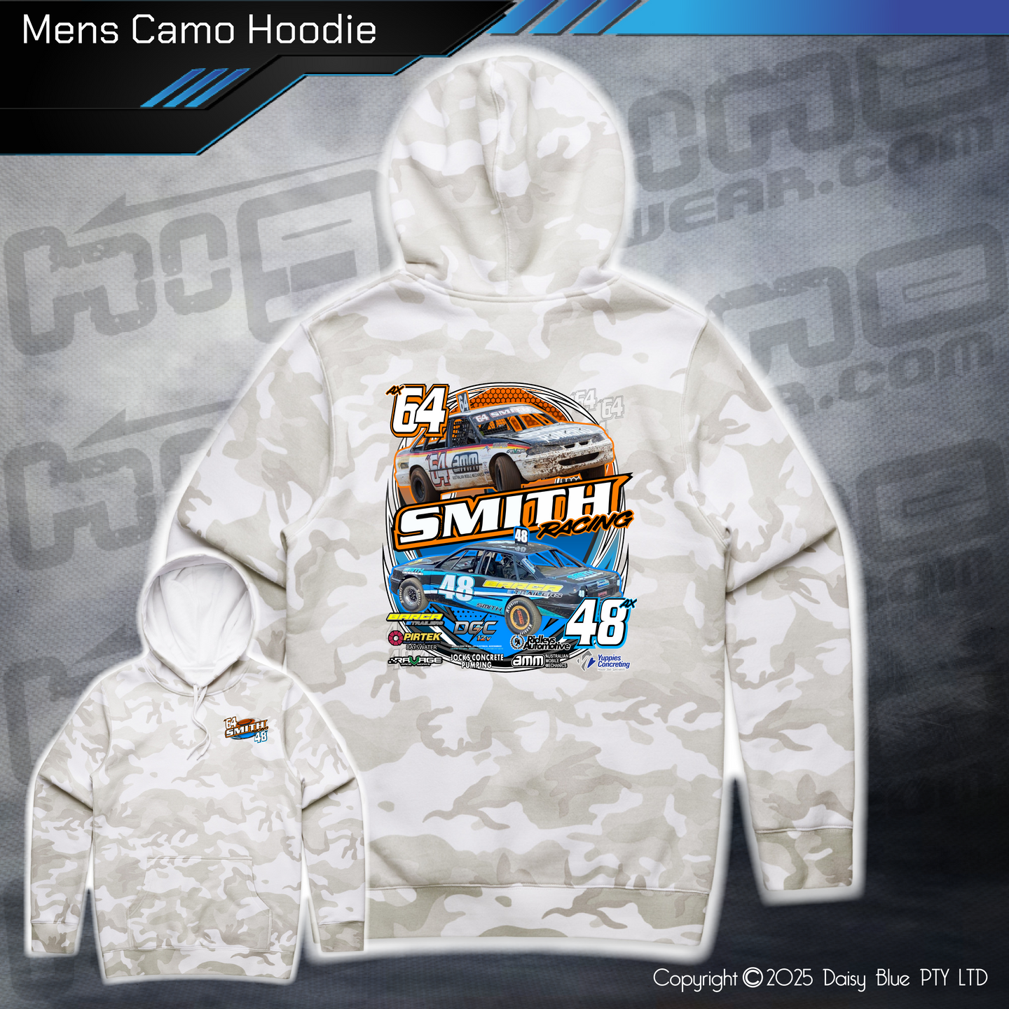 Camo Hoodie - Smith Racing