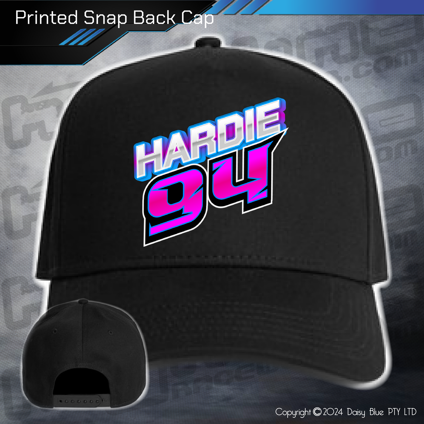 Printed Snap Back CAP - Hardie Motorsports