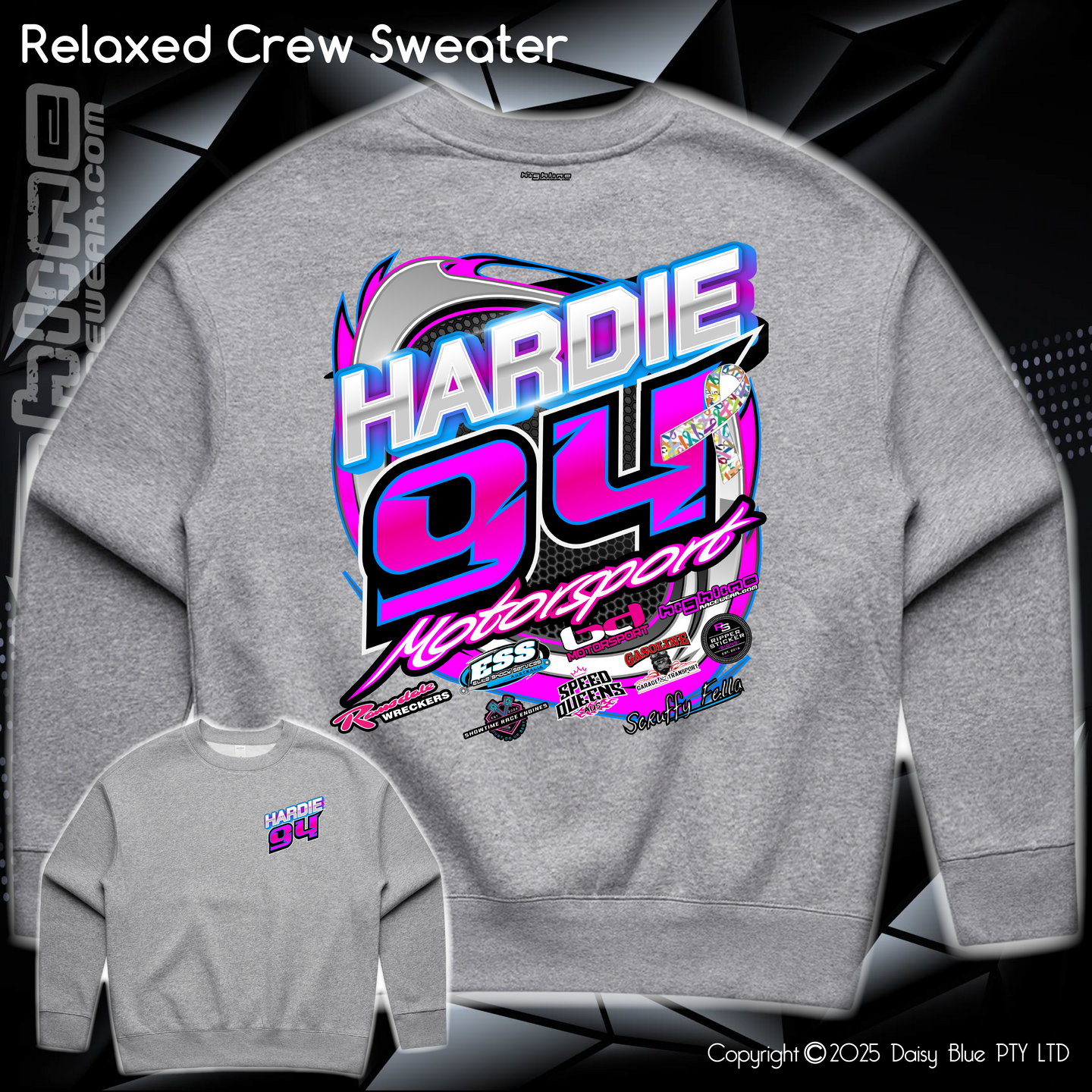 Relaxed Crew Sweater - Hardie Motorsports