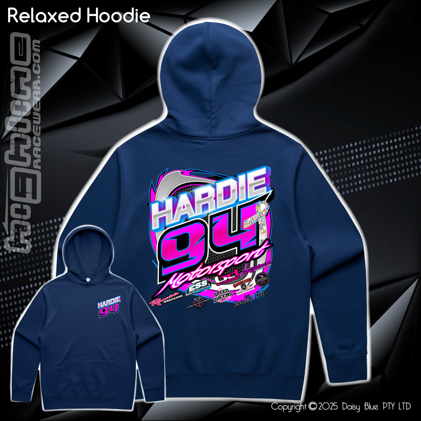 Relaxed Hoodie - Hardie Motorsports