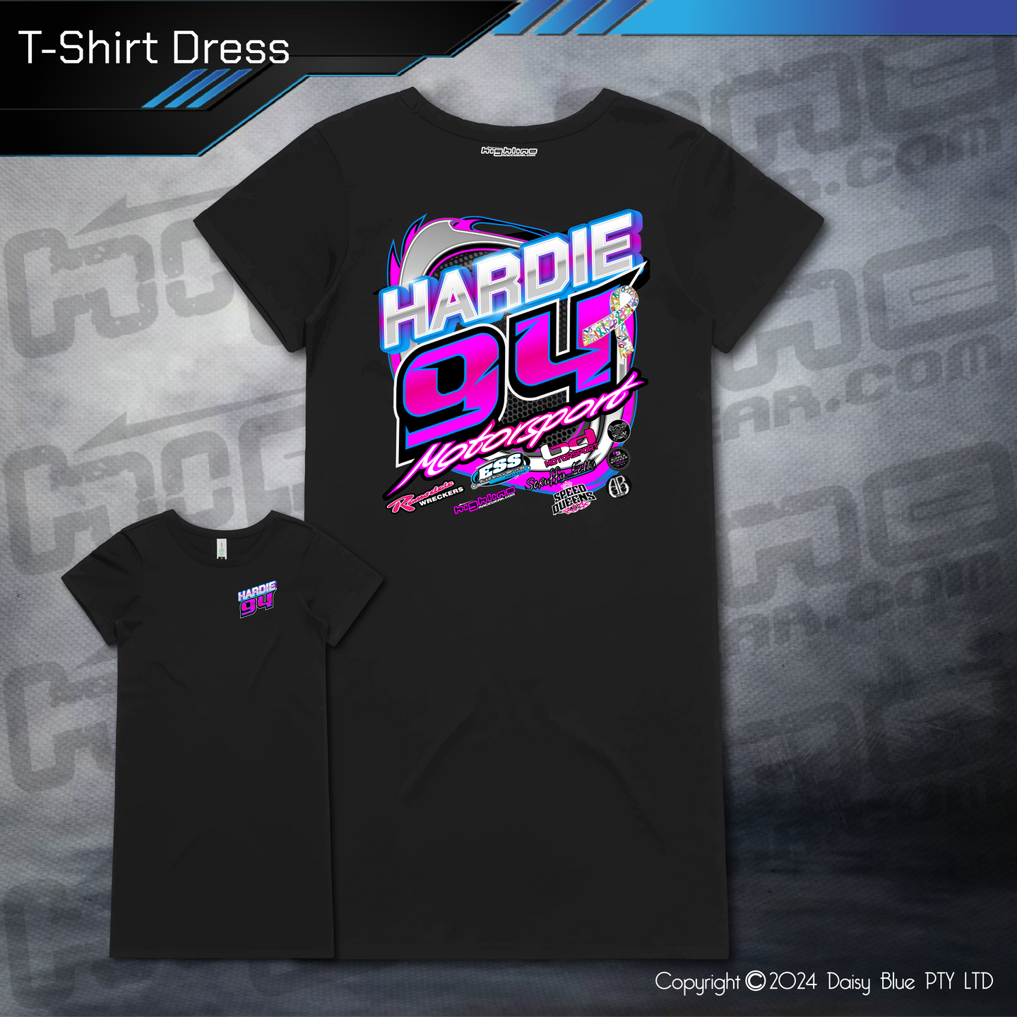 T-Shirt Dress - Hardie Motorsports