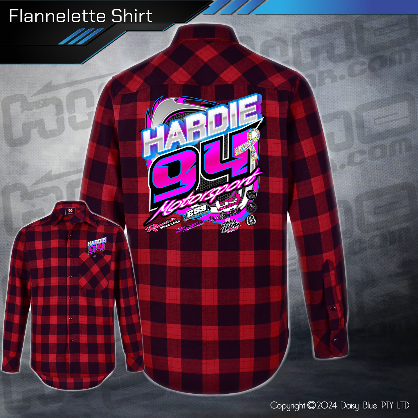 Flannelette Shirt - Hardie Motorsports